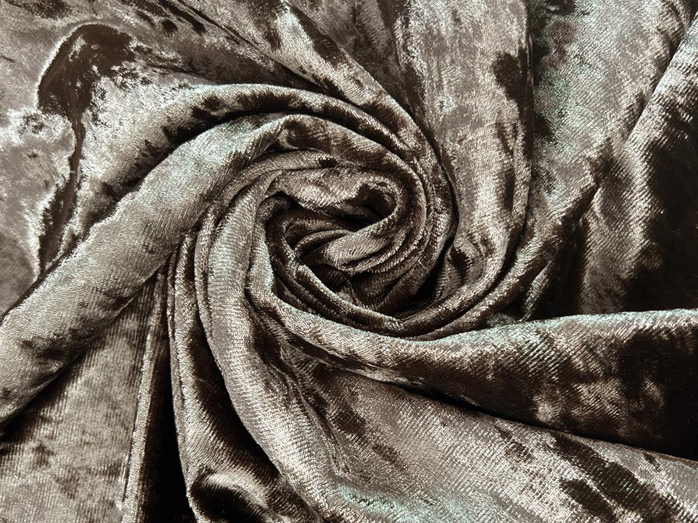 Sumptuous Autumn Robin Embroidered Look Upholstery Velvet Reversible Cushion