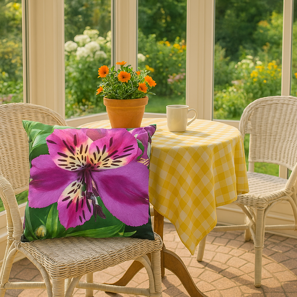 Alstromeria Rich purple flower