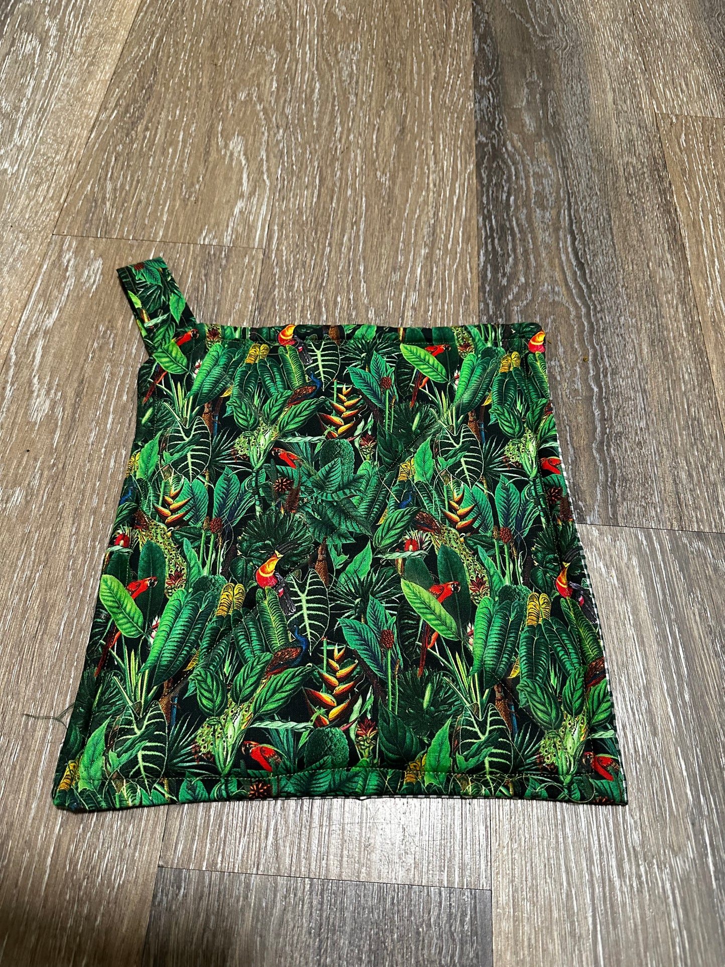 Colourful Handmade Pot Stands Large with Hanging Tab